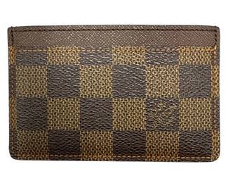Louis Vuitton Damier Ebene Canvas Card Holder
