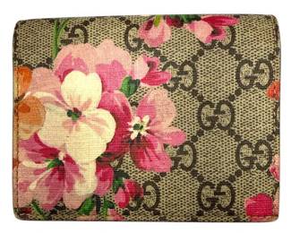 Gucci GG Blooms Floral Supreme Canvas Continental Wallet