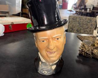 WC Fields whiskey bottle