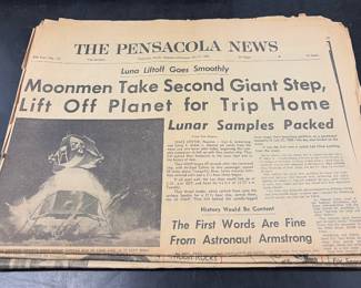 Moonlanding newspapers