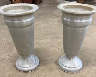 Very cool 1920s or 30s deco style ashtrays from Detroit movie Palace