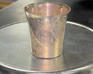 Kirk Sterling shot glass