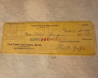 Check from the Woodstock Farm!!!