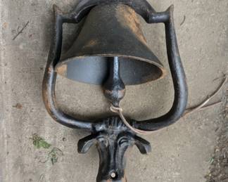 Bull head dinner bell