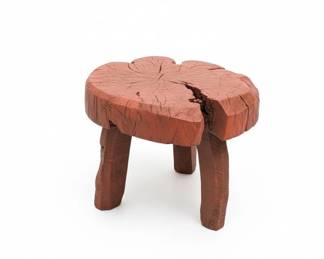 Rustic Log Slice Stool or Side Table