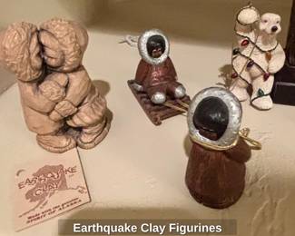 Earthquake Clay Figurines