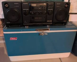 Sony CFD Boombox with CD Player and Cassette Deck