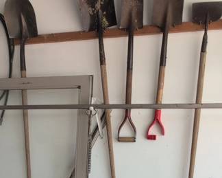 Assorted Garden Shovels and Tools