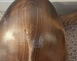 John Bundy Style Carved Wooden Duck Decoy fourth image