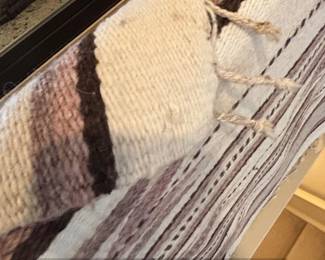 Handwoven Mexican Serape Blanket third image