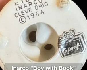 Inarco Boy with Book Figurine second image