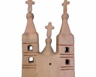 Mexican Terracotta Church Figurine second image
