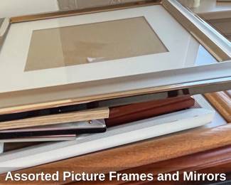 Assorted Picture Frames and Mirrors third image