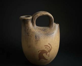 Kokopelli Wedding Vase second image