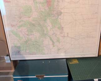 State of Colorado Topographic Map  USGS