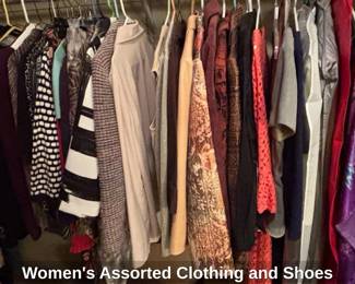 Womens Assorted Clothing and Shoes