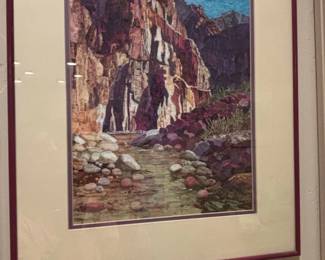 Neil Tomasi Grand Canyon Mixed Media Collage