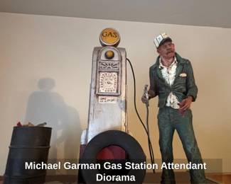Michael Garman Gas Station Attendant Diorama second image