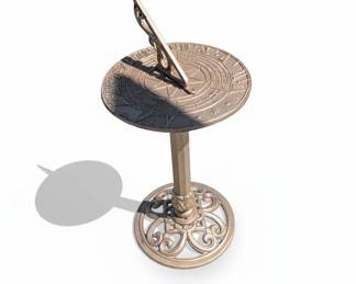 Cast Iron Sundial with Pedestal