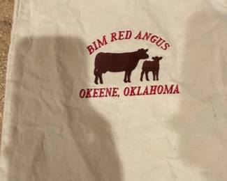 Bim Red Angus Tote Bag