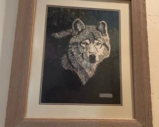 Nell Tomasi Wolf Mosaic Art