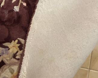 Aubusson Style Floral Medallion Oriental Rug second image