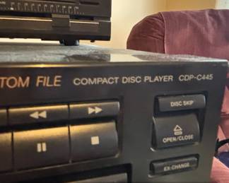 Sony CDPC Disc CD Changer and Kenwood GE Graphic Equalizer second image