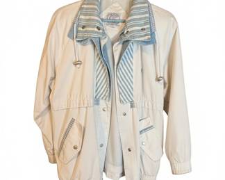 London Fog Womens Red Trench Coat and Teal Trench Coat with Scarf fifth image