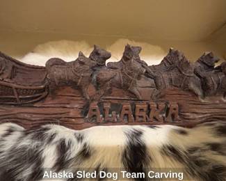 Alaska Sled Dog Team Carving second image