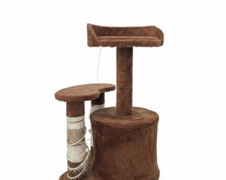 Beatrise Level Cat Tree with Scratching Posts, Brown