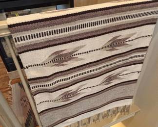 Handwoven Mexican Serape Blanket second image