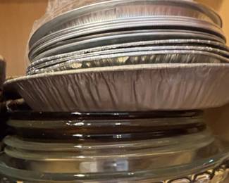 Assorted Kitchenware Collection with Floral Enamelware Bowls sixth image