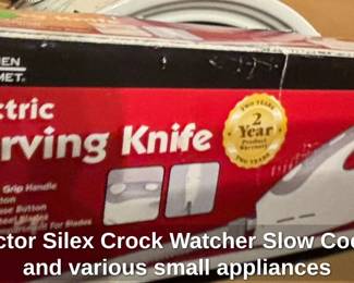 Proctor Silex Crock Watcher Slow Cooker and various small appliances fifth image
