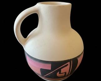 Southwestern Style Ceramic Pitcher second image