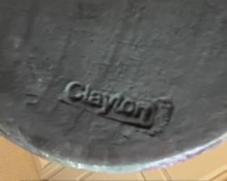 Clayton Art Pottery Iridescent Vase third image