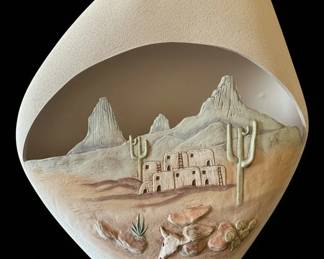Southwestern Pueblo Diorama Table Lamp second image