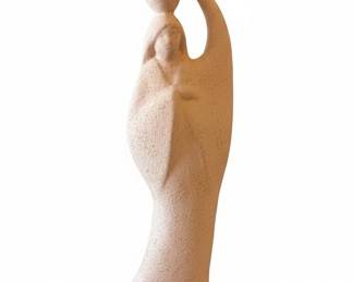 Austin Productions Mother and Child Abstract Ceramic Sculpture