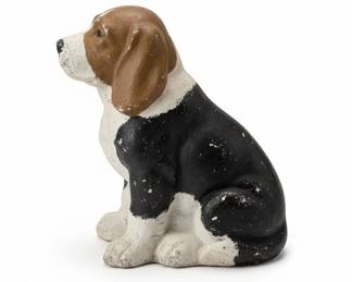 Vintage Ceramic Beagle Dog Figurine second image