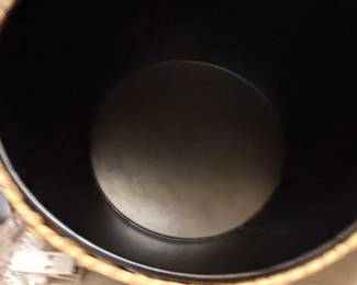 Woven Planter Basket with Metal Liner second image