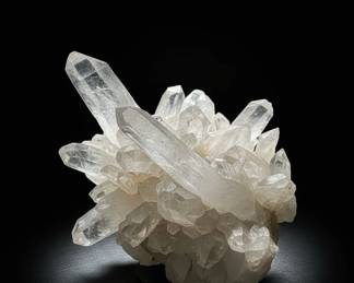 Clear Quartz Crystal Cluster