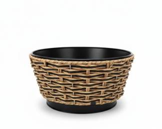 Woven Planter Basket with Metal Liner