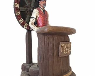 Mikel Garman Roulette Dealer Sculpture second image