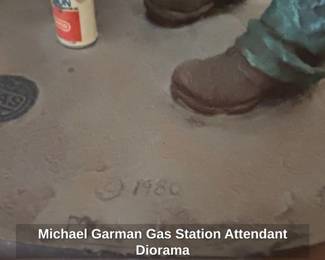 Michael Garman Gas Station Attendant Diorama fourth image