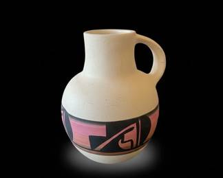 Southwestern Style Ceramic Pitcher