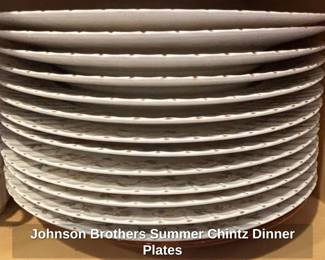 Johnson Brothers Summer Chintz Dinner Plates