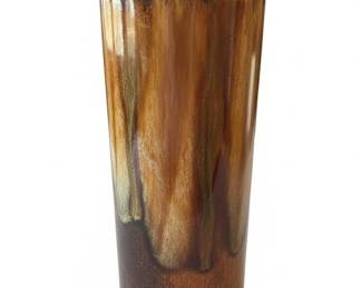 MidCentury Drip Glaze Ceramic Vase  Brush McCoy Style