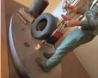 Michael Garman Gas Station Attendant Diorama third image