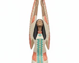 Native American Woman Spirit of the Plains Sculpture by Austin Sculptures Acoma Series