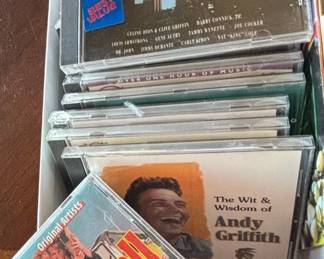 Compilation CD Lot Sleepless in Seattle Soundtrack, Rock n Roll Hits of the s, and The Wit  Wisdom of Andy Griffith