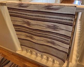 Handwoven Mexican Serape Blanket